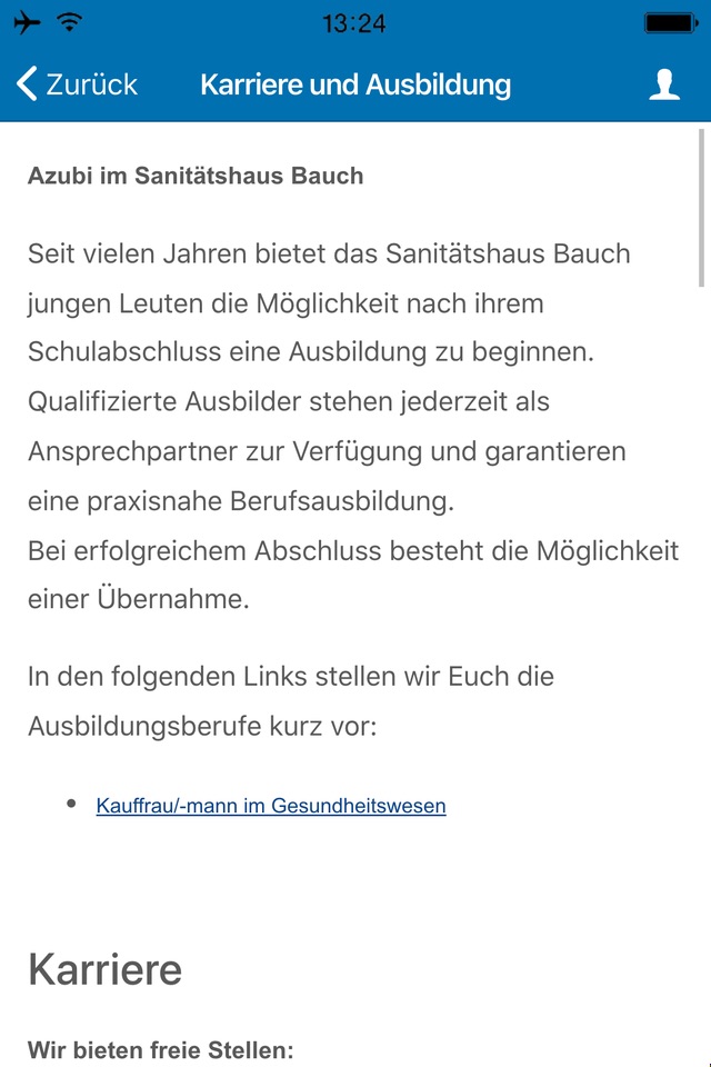 Sanitätshaus Bauch OHG screenshot 4