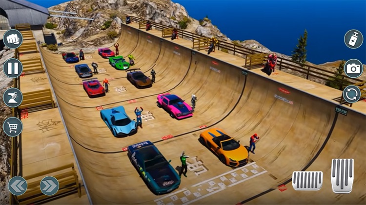 Superhero Car: Mega Ramp Games screenshot-3