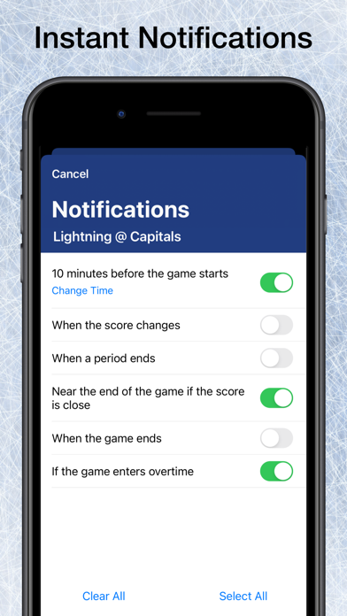 Scores App: For NHL Hockey screenshot 4