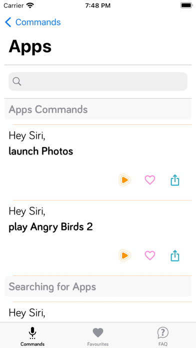 App For Siri Commands Tips