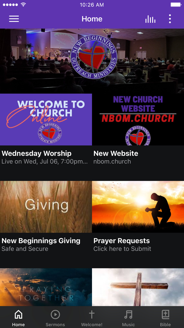 New Beginnings Outreach Min.