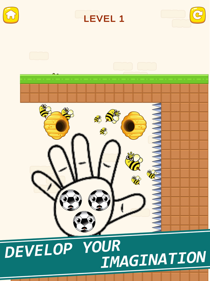 Draw To Save Soccer Star Ball