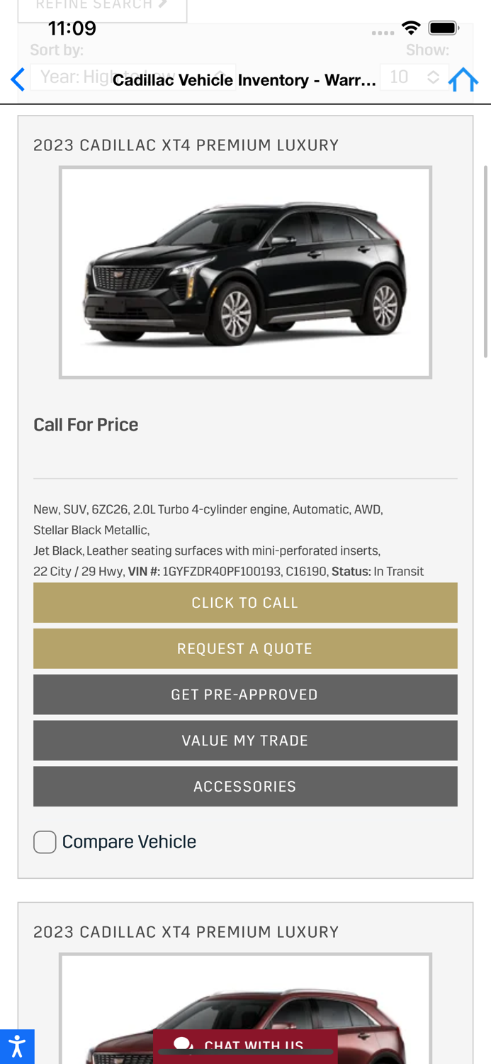 Lindsay Cadillac Dealer App