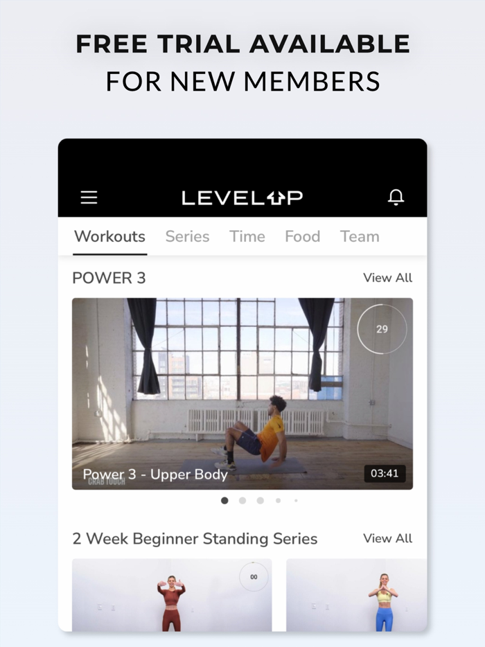 Level Up Fitness App