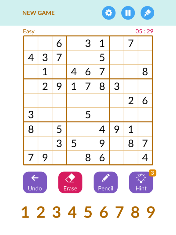 Sudoku(Brain Puzzle Game) screenshot 3