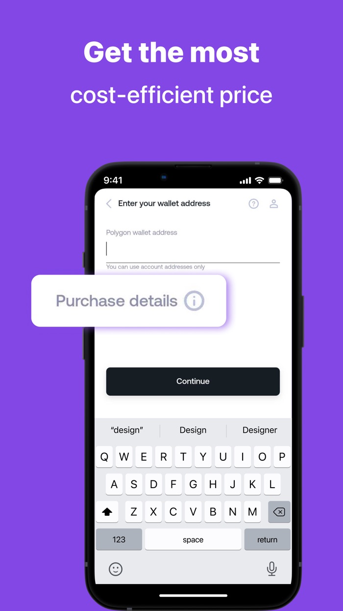 Buy Polygon Matic with card