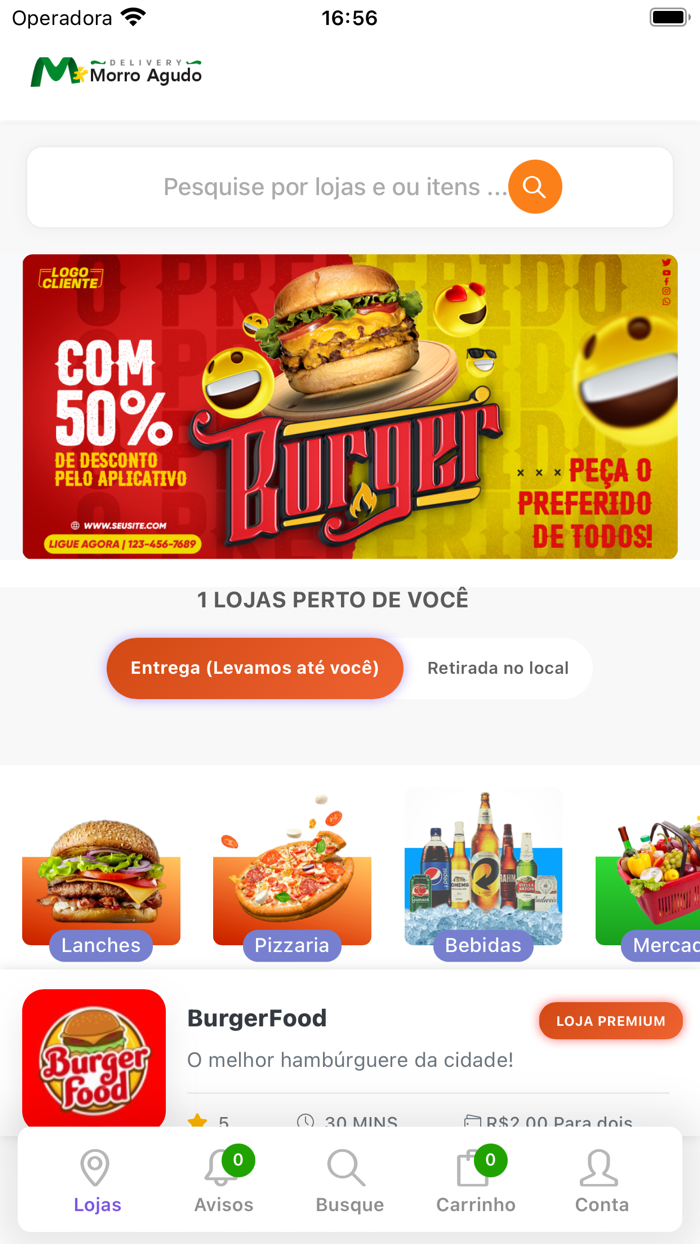 Delivery Morro Agudo