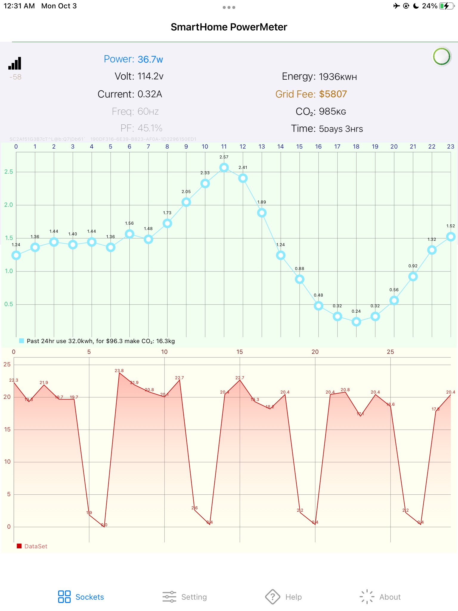 SmartSocket PowerMeter screenshot 4