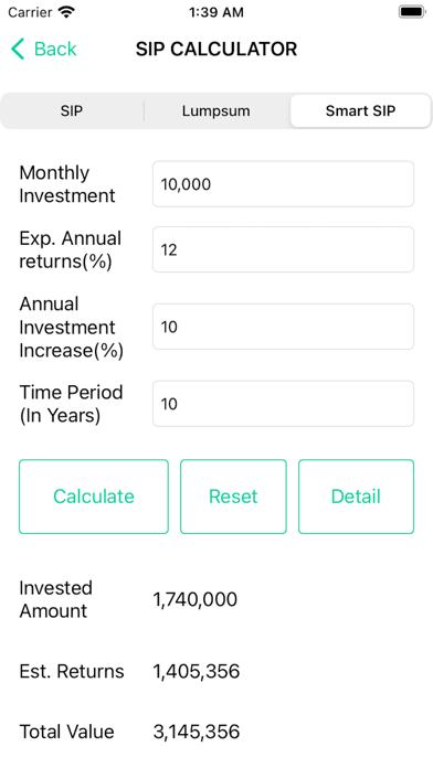 SIP and EMI Calculatorのおすすめ画像3