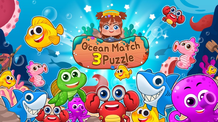 Ocean Match-3 Puzzle screenshot-3