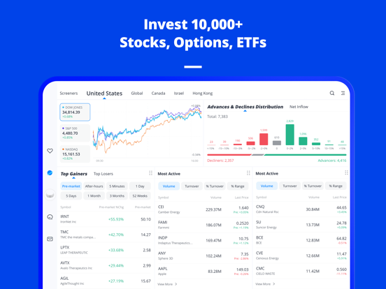 Webull: Stocks, ETFs & Optionsのおすすめ画像1