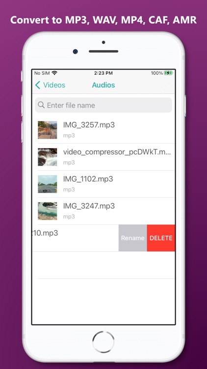 Video to audio, MP3 converter
