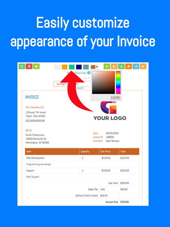 Invoice Maker Plus screenshot 2