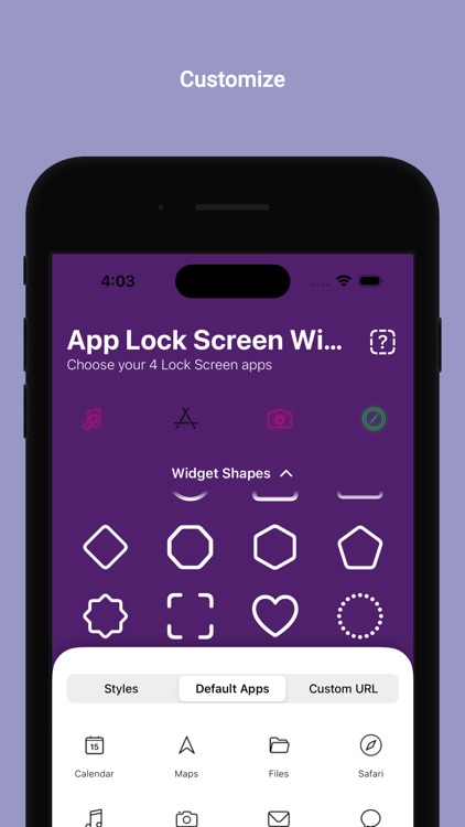 App Lock Screen Widget +