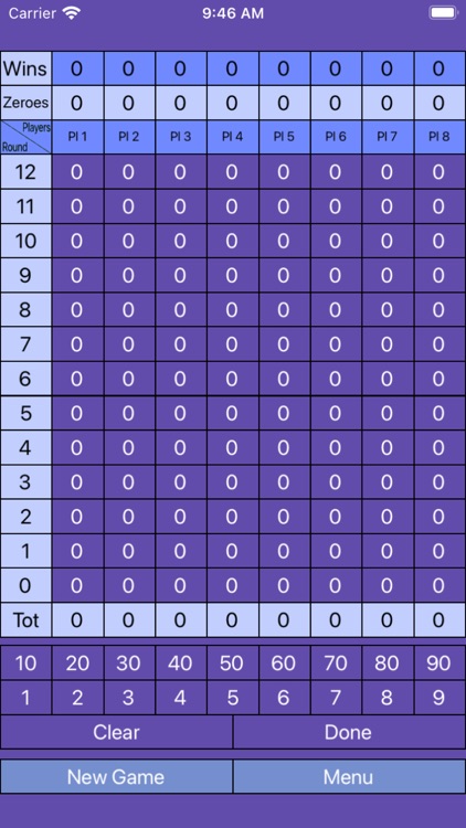 AC - Mexican Train Scorecard