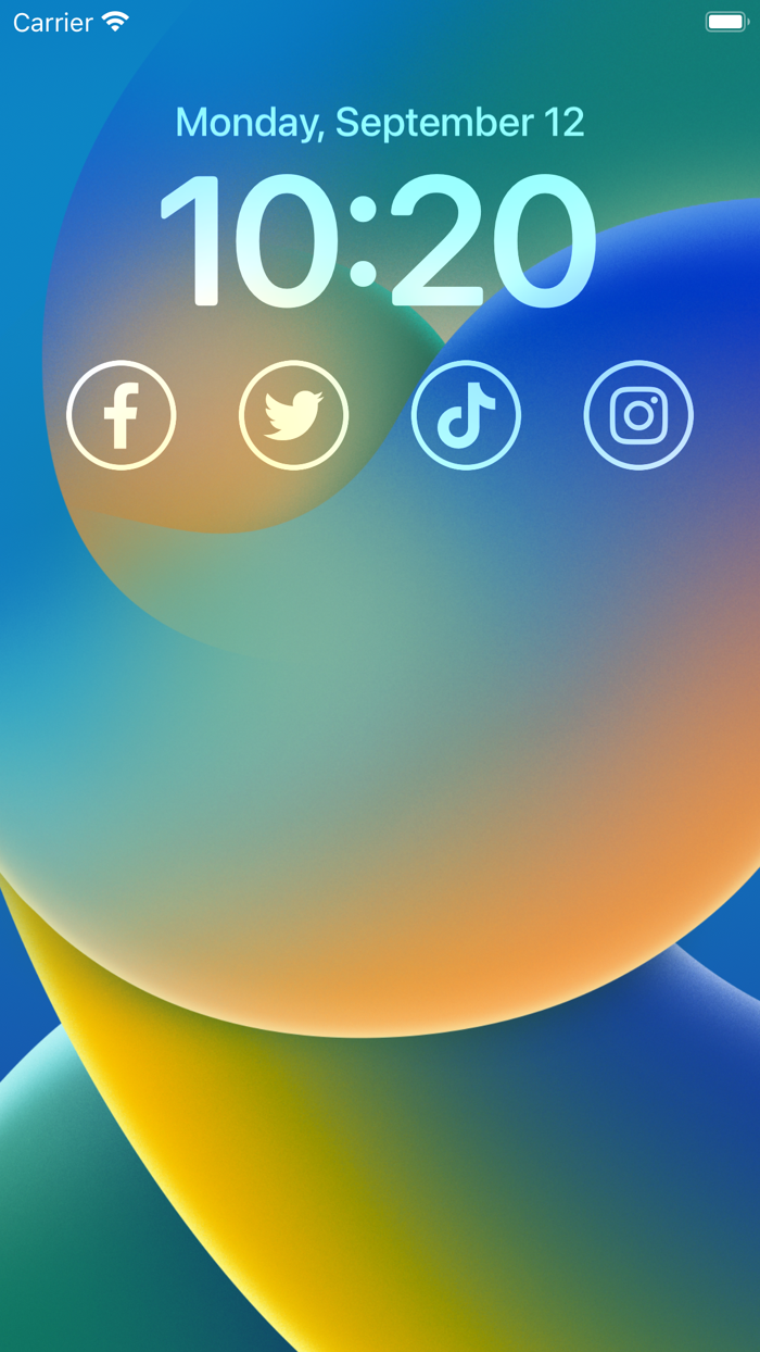Lock Screen Launcher Widget
