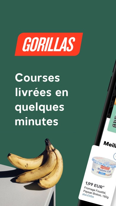 Gorillas: Livraison de courses Gorillas: Livraison de courses