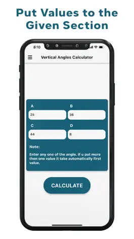 Game screenshot Vertical Angles Calculator apk