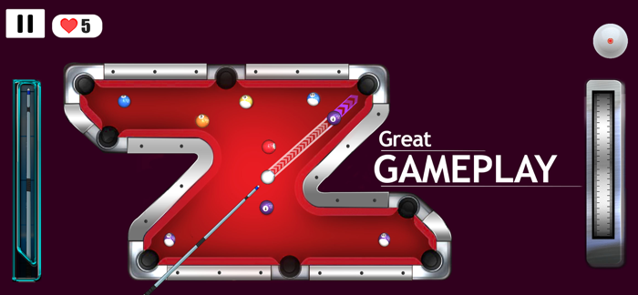 8 Ball Offline Billiard Pool