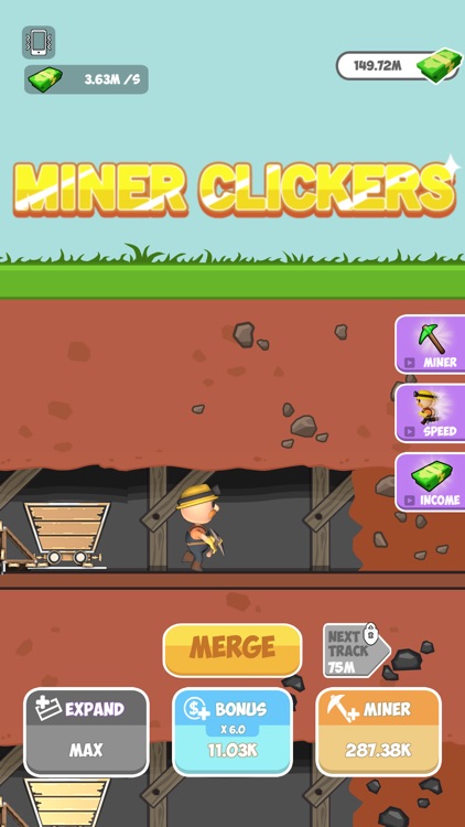 Miner Clickers: Gold & Gem