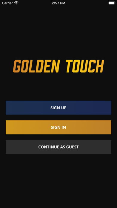 Golden Touch App screenshot 2