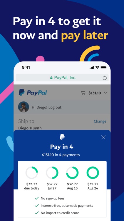 PayPal - Send, Shop, Manage screenshot-3