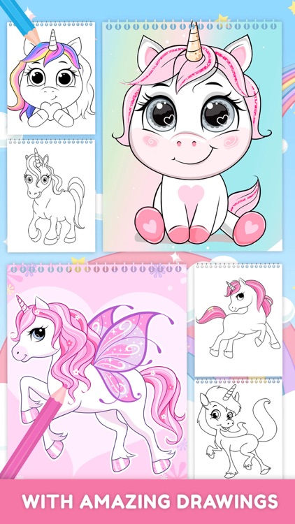 Unicorn World – Coloring Book