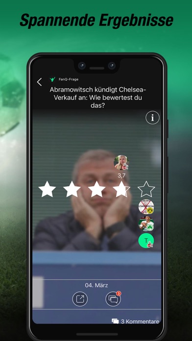 FanQ - Die Fussball Voting App screenshot 4
