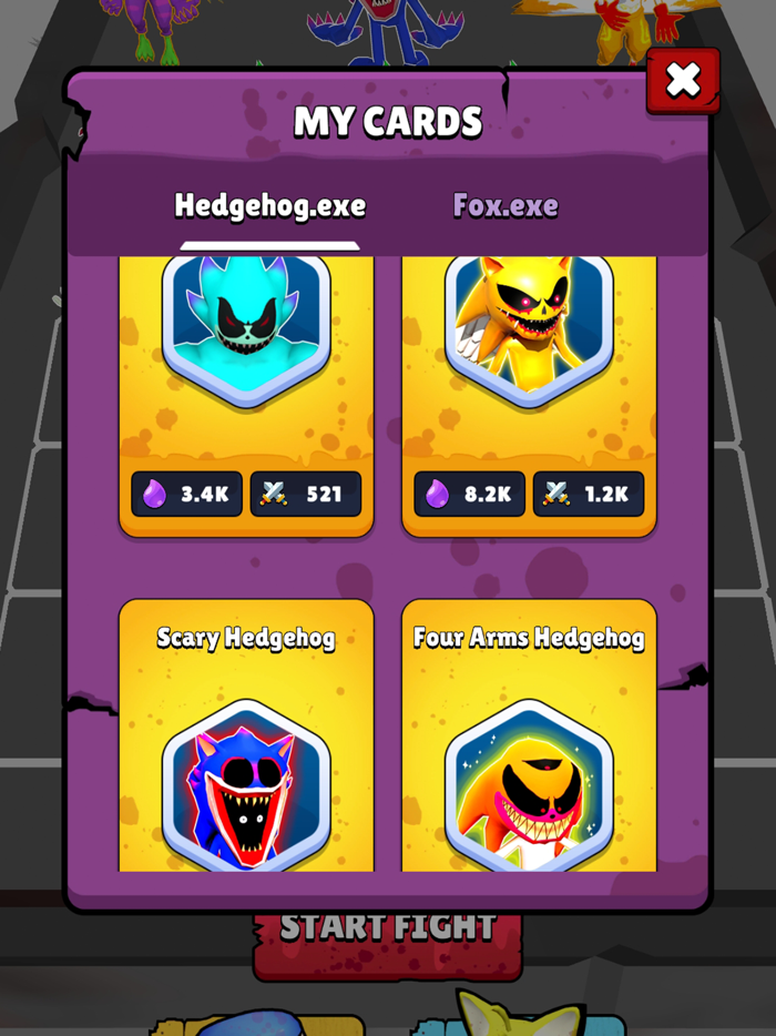 Merge Fight - Hedgehog  Fox