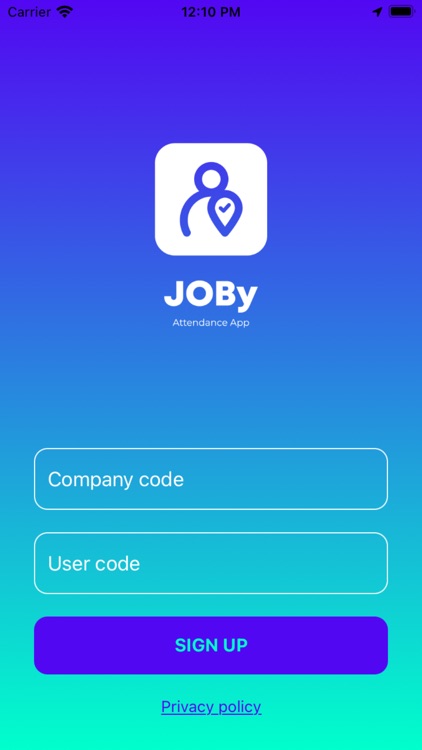 JOBy GPS Attendance App