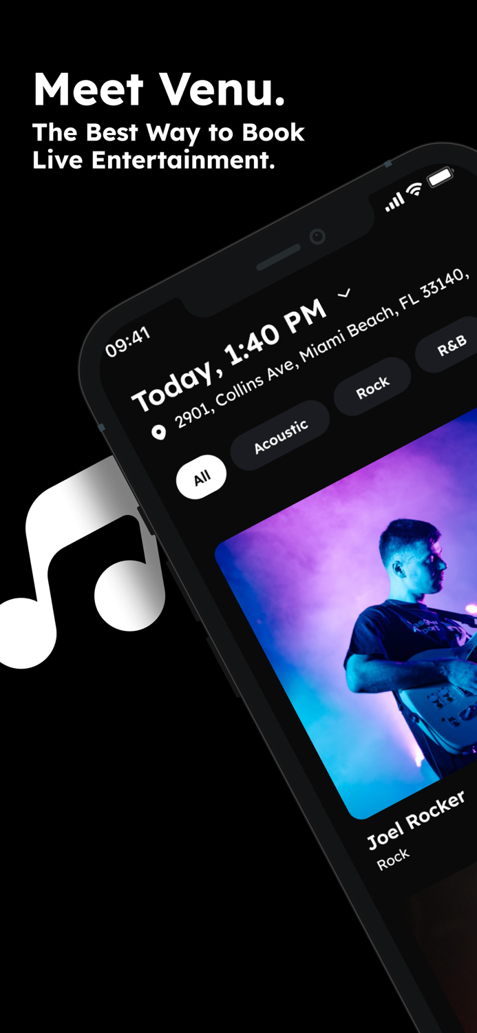Venu - Book Live Music