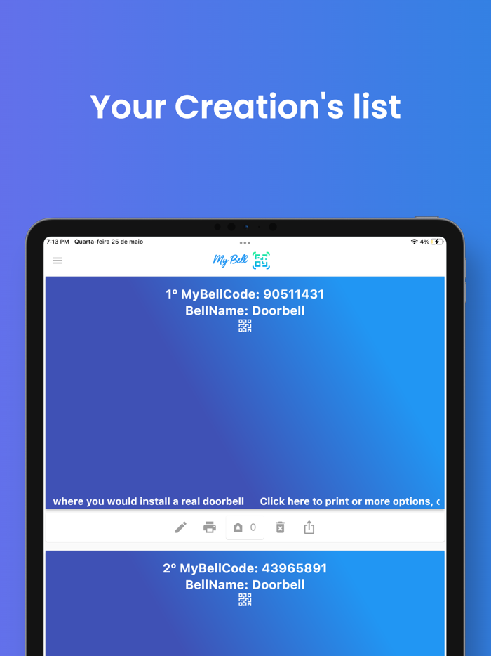 MyBellQR Digital Doorbell LITE