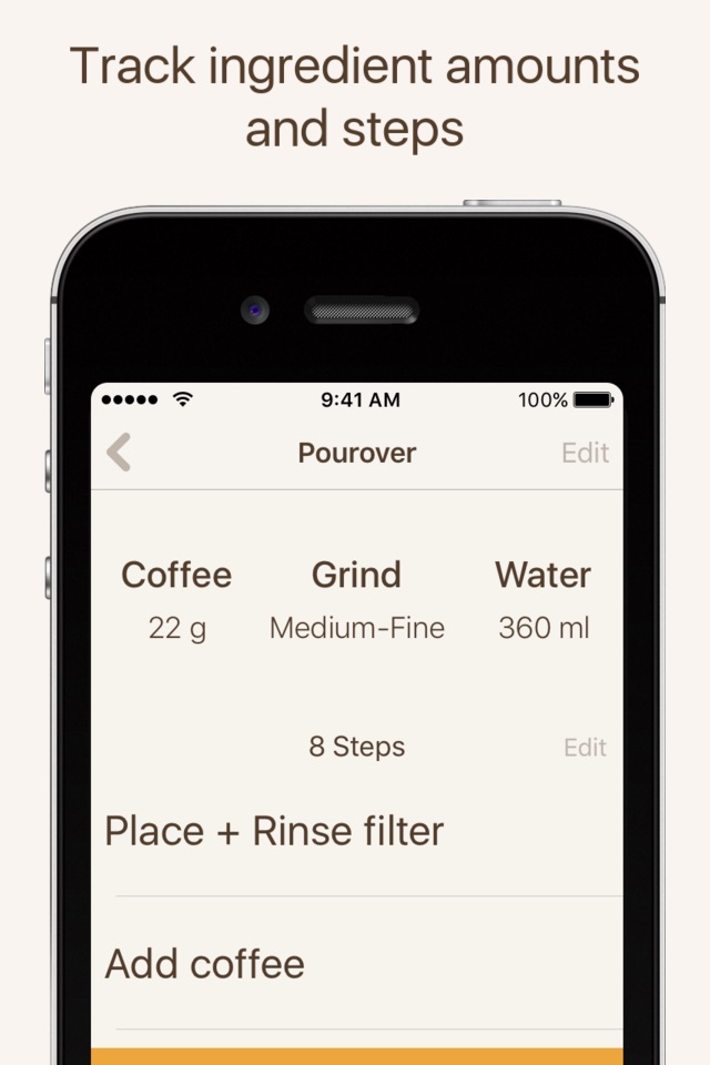 Brew Timer - Coffee Recipes screenshot 4