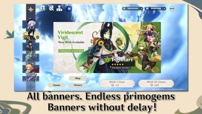 Wish Simulator Genshin Impact