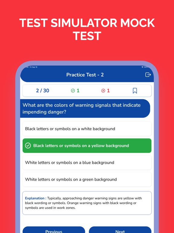 Hawaii Drivers's License Test screenshot 2