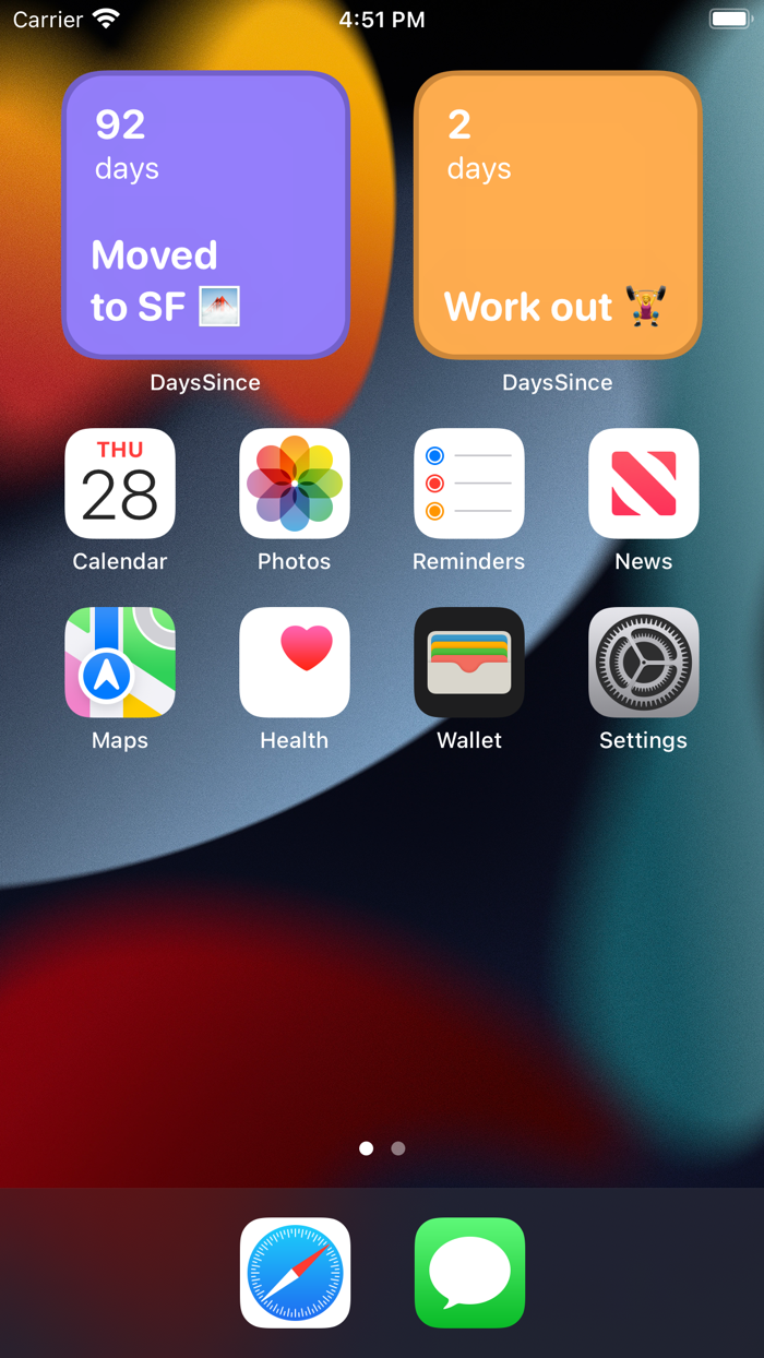 Days Since - Track Memories