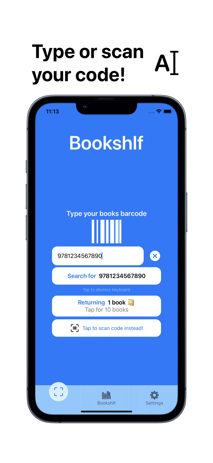 Bookshlf Scan to save books