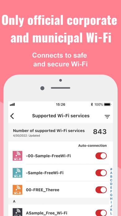 Japan Wi-Fi auto-connect screenshot 3