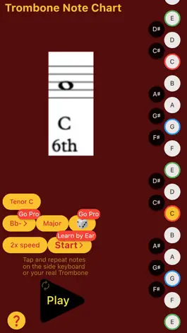 Game screenshot Trombone Note Chart mod apk