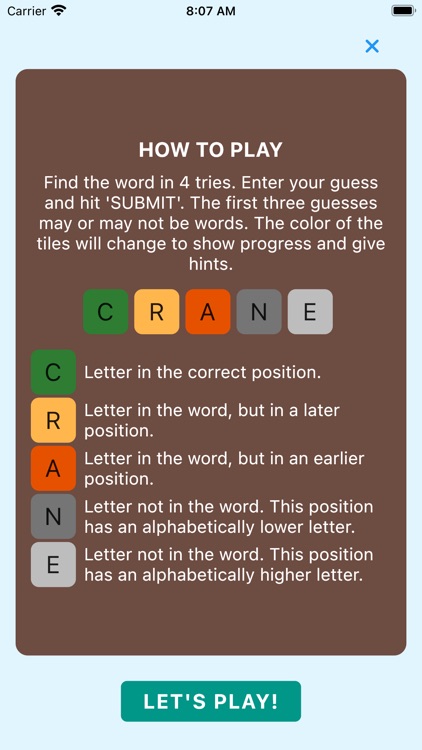 Wordgic - Find Word in 4 Tries screenshot-4