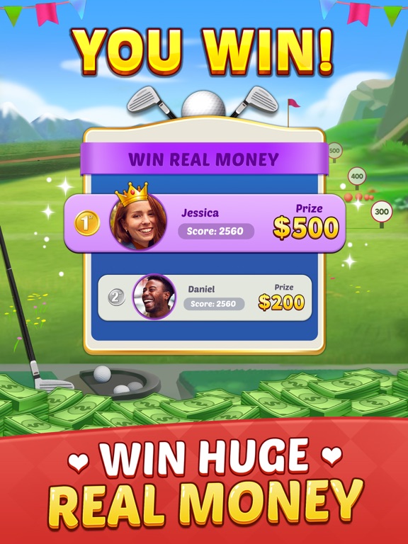 Golf Solitaire: Win Real Money screenshot 2