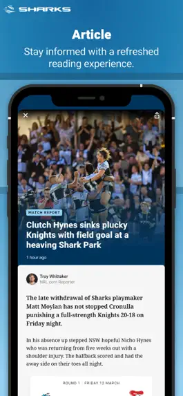 Game screenshot Cronulla Sharks mod apk