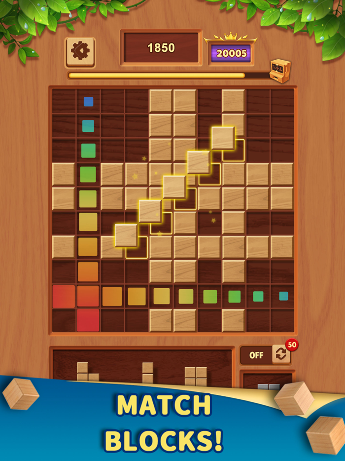 Block Puzzle - Wood Cube Game