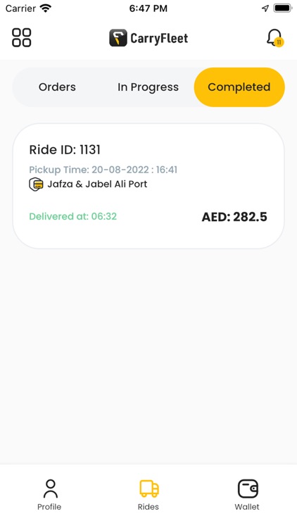 CarryFleet Rider App screenshot-4