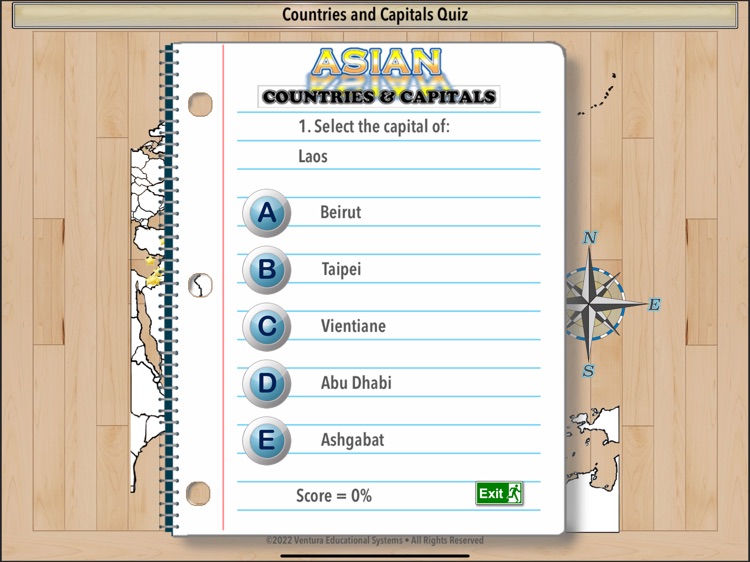 Asian Countries and Capitals screenshot-5
