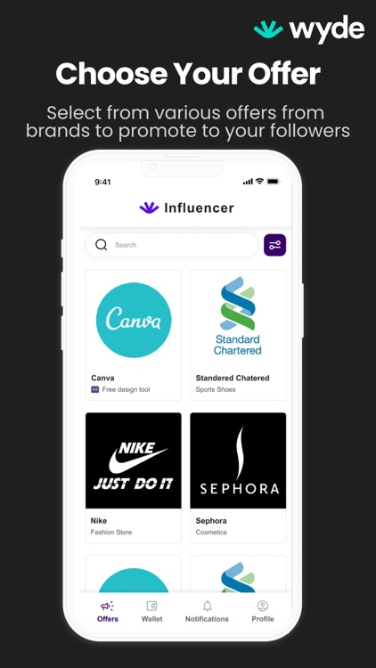 Wyde: Influencer