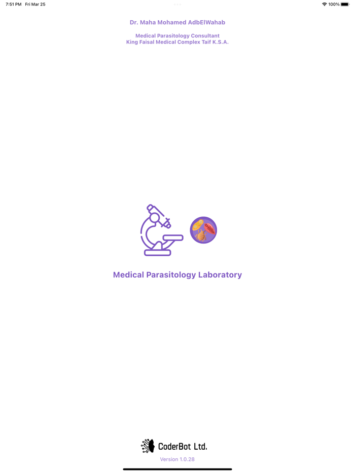 Medical Parasitology Lab.