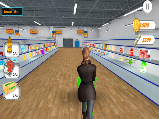 食料品ショッピングゲーム 3Dのおすすめ画像1
