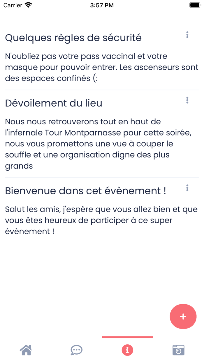 Carte Blanche - Vos Évènements
