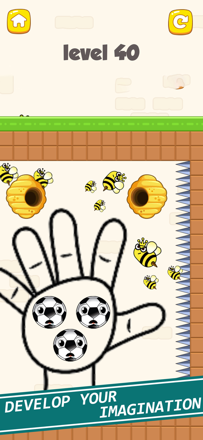 Draw To Save Soccer Star Ball